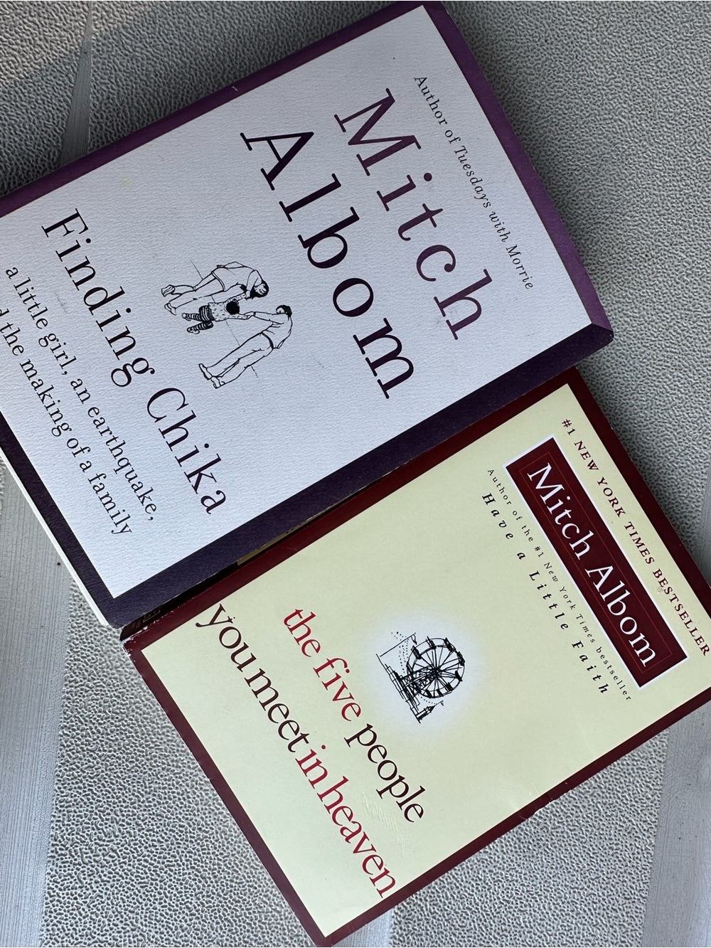 'Finding Chika' and 'The Five People You Meet in Heaven' by MItch Albom